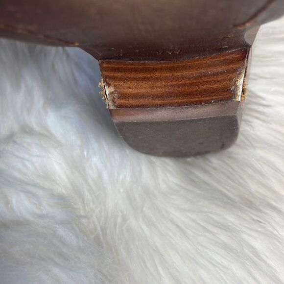 Sam Edelman Petty Tan Suede Booties Sz 7 - Picture 6 of 9